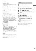 Preview for 15 page of Sony DHC-FLX5D Operating Instructions Manual