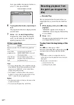 Preview for 22 page of Sony DHC-FLX5D Operating Instructions Manual