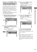 Предварительный просмотр 25 страницы Sony DHC-FLX5D Operating Instructions Manual