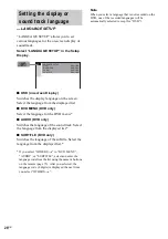 Preview for 26 page of Sony DHC-FLX5D Operating Instructions Manual