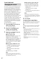 Preview for 32 page of Sony DHC-FLX5D Operating Instructions Manual