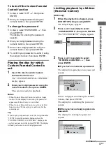 Предварительный просмотр 37 страницы Sony DHC-FLX5D Operating Instructions Manual