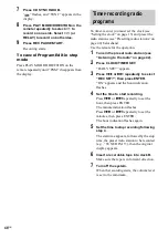 Preview for 46 page of Sony DHC-FLX5D Operating Instructions Manual