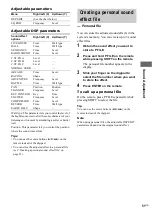 Preview for 51 page of Sony DHC-FLX5D Operating Instructions Manual