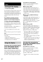 Preview for 52 page of Sony DHC-FLX5D Operating Instructions Manual