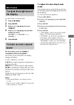 Preview for 53 page of Sony DHC-FLX5D Operating Instructions Manual