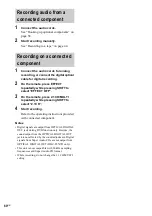 Preview for 60 page of Sony DHC-FLX5D Operating Instructions Manual