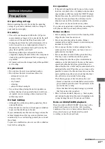 Preview for 65 page of Sony DHC-FLX5D Operating Instructions Manual