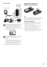 Предварительный просмотр 5 страницы Sony DHC-MD313 - System Rack Operating Instructions Manual