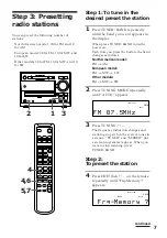 Preview for 7 page of Sony DHC-MD313 - System Rack Operating Instructions Manual