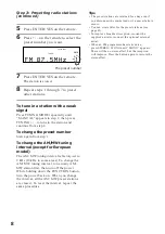 Preview for 8 page of Sony DHC-MD313 - System Rack Operating Instructions Manual