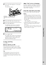 Preview for 13 page of Sony DHC-MD313 - System Rack Operating Instructions Manual