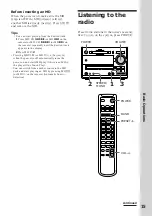 Предварительный просмотр 15 страницы Sony DHC-MD313 - System Rack Operating Instructions Manual