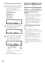 Предварительный просмотр 16 страницы Sony DHC-MD313 - System Rack Operating Instructions Manual