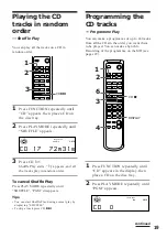 Предварительный просмотр 19 страницы Sony DHC-MD313 - System Rack Operating Instructions Manual