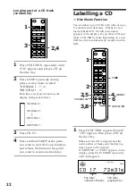 Предварительный просмотр 22 страницы Sony DHC-MD313 - System Rack Operating Instructions Manual