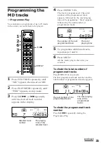 Предварительный просмотр 25 страницы Sony DHC-MD313 - System Rack Operating Instructions Manual