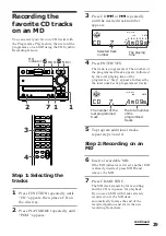 Preview for 29 page of Sony DHC-MD313 - System Rack Operating Instructions Manual