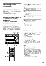 Предварительный просмотр 33 страницы Sony DHC-MD313 - System Rack Operating Instructions Manual