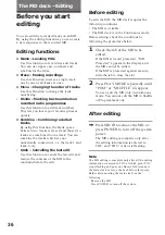 Preview for 36 page of Sony DHC-MD313 - System Rack Operating Instructions Manual