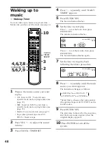 Предварительный просмотр 48 страницы Sony DHC-MD313 - System Rack Operating Instructions Manual