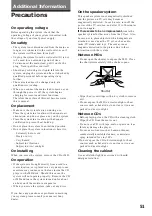 Preview for 51 page of Sony DHC-MD313 - System Rack Operating Instructions Manual