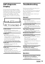 Preview for 53 page of Sony DHC-MD313 - System Rack Operating Instructions Manual