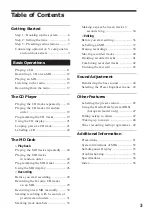 Предварительный просмотр 3 страницы Sony DHC-MD333 - Mini Hi Fi Component System Operating Instructions Manual