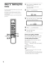Preview for 6 page of Sony DHC-MD333 - Mini Hi Fi Component System Operating Instructions Manual