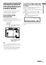 Preview for 9 page of Sony DHC-MD333 - Mini Hi Fi Component System Operating Instructions Manual