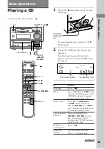 Preview for 11 page of Sony DHC-MD333 - Mini Hi Fi Component System Operating Instructions Manual