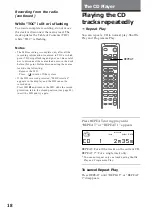 Preview for 18 page of Sony DHC-MD333 - Mini Hi Fi Component System Operating Instructions Manual