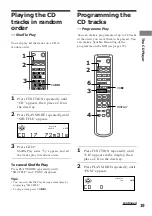 Предварительный просмотр 19 страницы Sony DHC-MD333 - Mini Hi Fi Component System Operating Instructions Manual