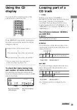 Preview for 21 page of Sony DHC-MD333 - Mini Hi Fi Component System Operating Instructions Manual