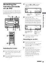 Предварительный просмотр 29 страницы Sony DHC-MD333 - Mini Hi Fi Component System Operating Instructions Manual