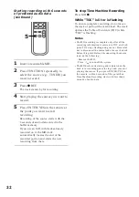 Предварительный просмотр 32 страницы Sony DHC-MD333 - Mini Hi Fi Component System Operating Instructions Manual