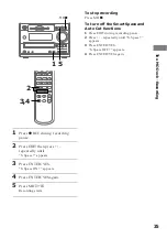 Предварительный просмотр 35 страницы Sony DHC-MD333 - Mini Hi Fi Component System Operating Instructions Manual