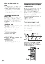 Предварительный просмотр 38 страницы Sony DHC-MD333 - Mini Hi Fi Component System Operating Instructions Manual