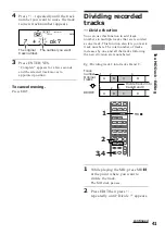 Preview for 41 page of Sony DHC-MD333 - Mini Hi Fi Component System Operating Instructions Manual