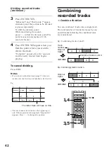 Предварительный просмотр 42 страницы Sony DHC-MD333 - Mini Hi Fi Component System Operating Instructions Manual