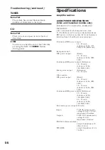 Preview for 56 page of Sony DHC-MD333 - Mini Hi Fi Component System Operating Instructions Manual