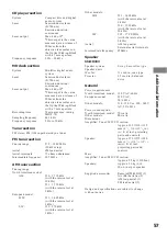 Предварительный просмотр 57 страницы Sony DHC-MD333 - Mini Hi Fi Component System Operating Instructions Manual