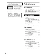 Preview for 2 page of Sony DHC-MD373 Operating Instructions Manual