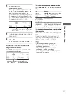 Предварительный просмотр 23 страницы Sony DHC-MD373 Operating Instructions Manual