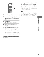 Предварительный просмотр 29 страницы Sony DHC-MD373 Operating Instructions Manual