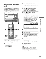 Предварительный просмотр 33 страницы Sony DHC-MD373 Operating Instructions Manual