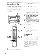 Предварительный просмотр 34 страницы Sony DHC-MD373 Operating Instructions Manual