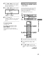 Предварительный просмотр 41 страницы Sony DHC-MD373 Operating Instructions Manual