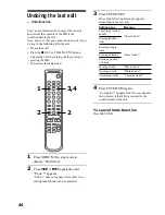 Предварительный просмотр 44 страницы Sony DHC-MD373 Operating Instructions Manual