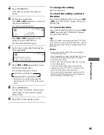 Preview for 49 page of Sony DHC-MD373 Operating Instructions Manual